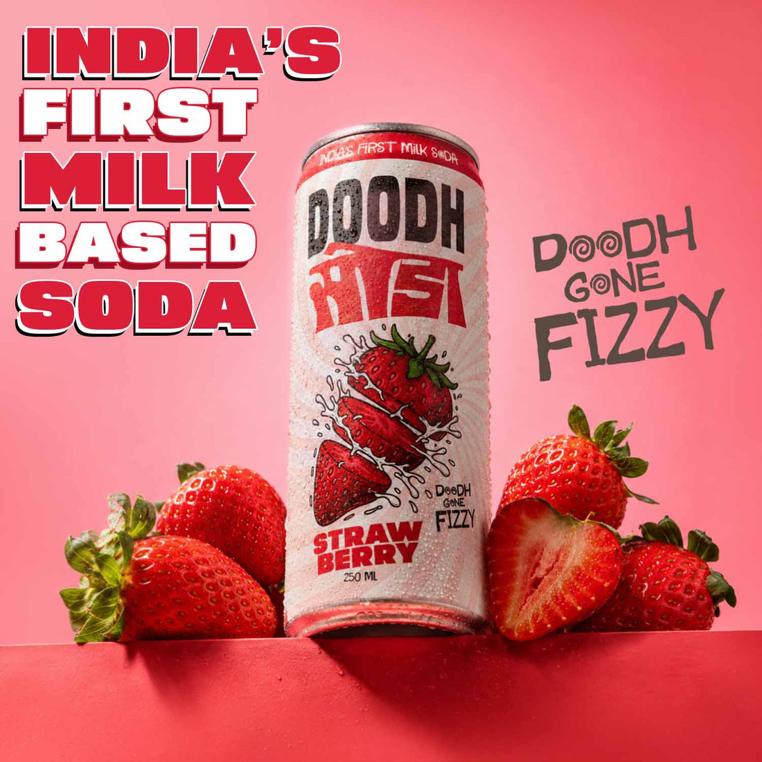 Doodh Soda Strawberry