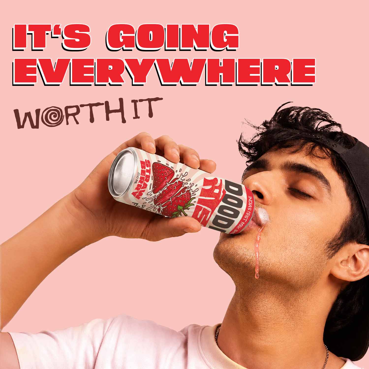 Doodh Soda Strawberry