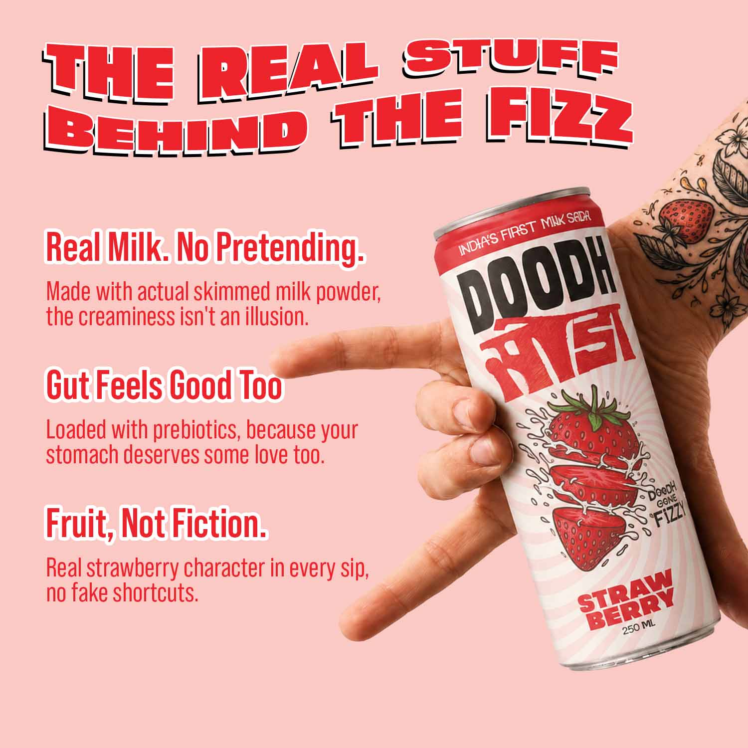 Doodh Soda Strawberry